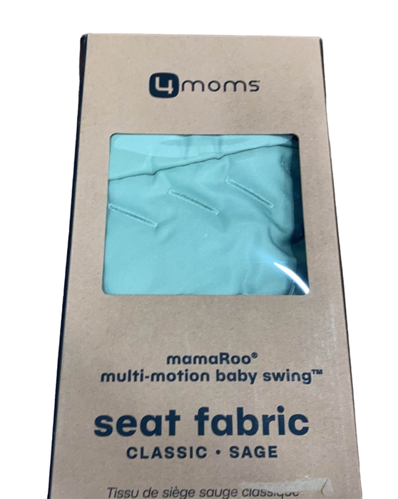 secondhand 4moms MamaRoo Seat Fabric, Sage, Model 1046