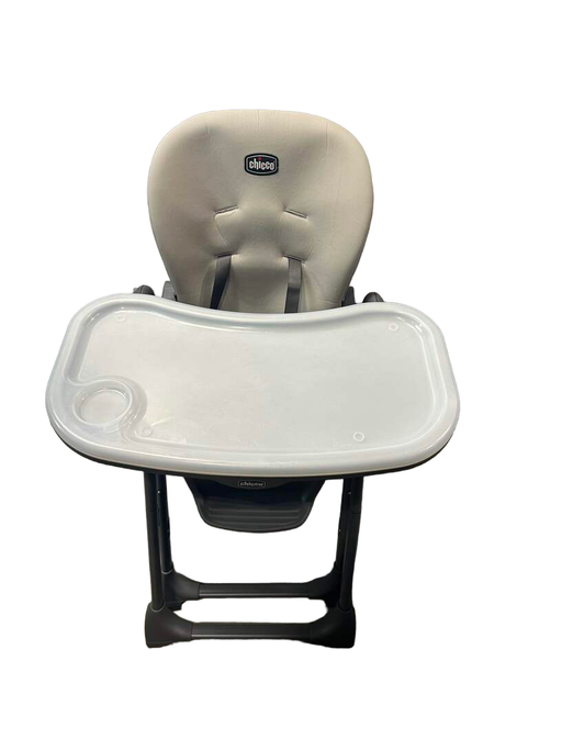 used Chicco Polly Highchair, Taupe