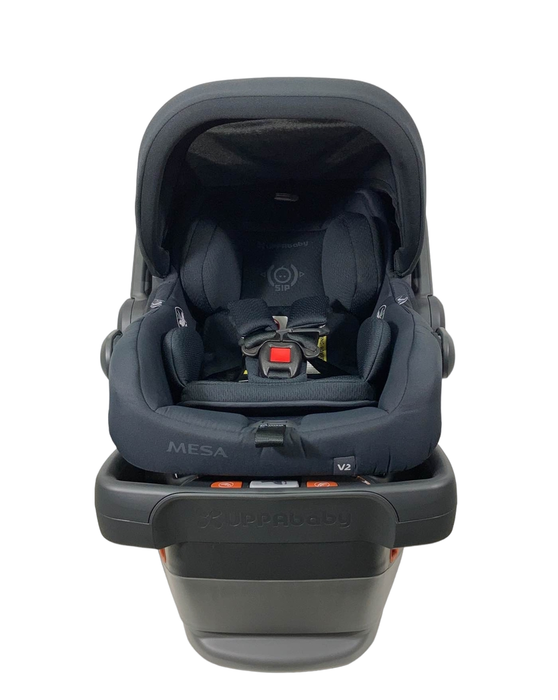 secondhand UPPAbaby MESA V2 Infant Car Seat, Jake (Black), 2022