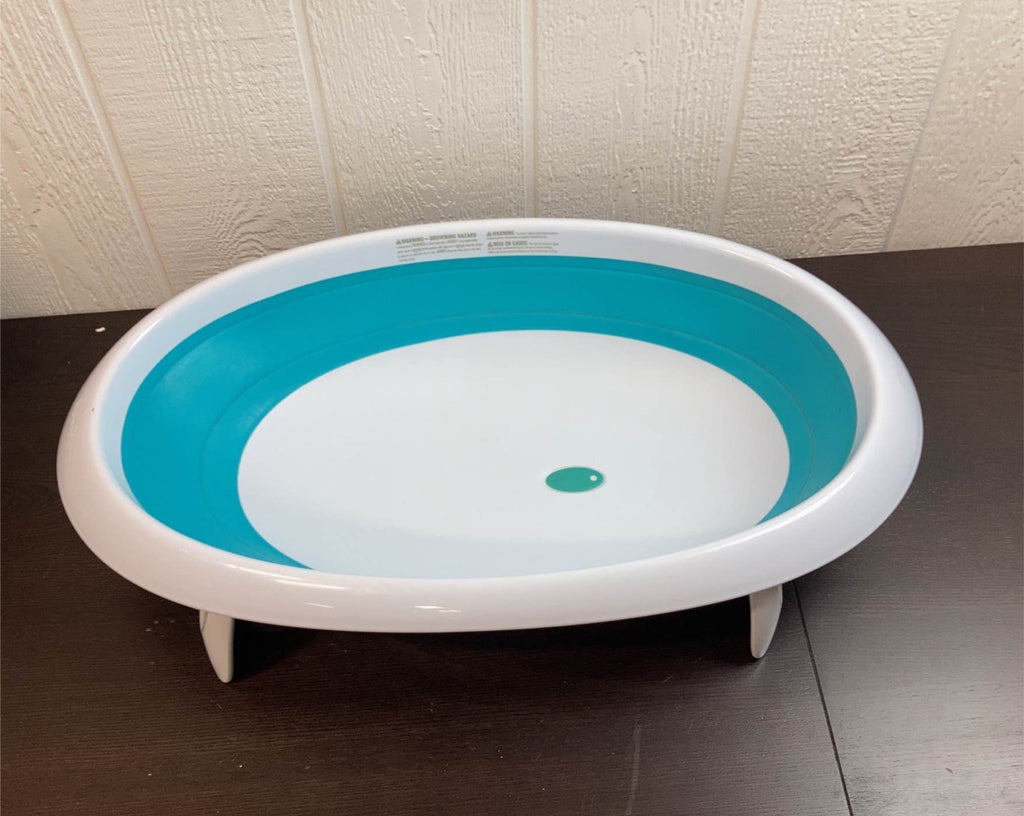 Boon Naked Collapsible Baby Bathtub, Blue