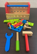 secondhand Melissa & Doug Take-Along Tool Kit Wooden Toy