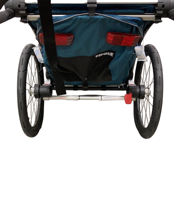 used Thule Chariot Cross Bike Trailer Stroller 1 Seat, Majolica Blue, 2021