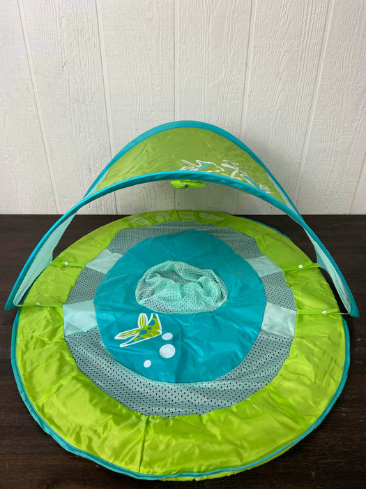 secondhand SwimWays Baby Spring Float with Sun Canopy