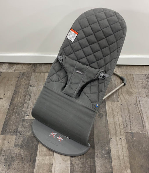 used BabyBjorn Bouncer Bliss, Charcoal Gray, Cotton