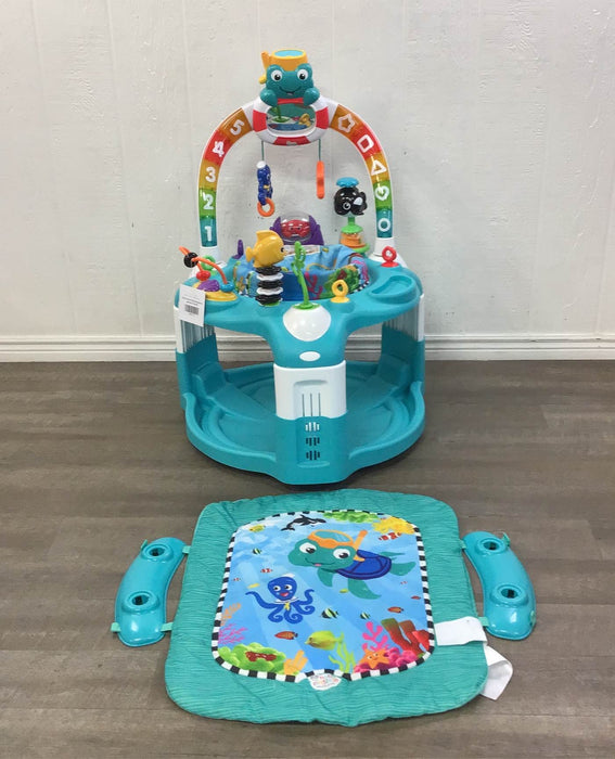 used Baby Einstein 2-in-1 Lights & Sea Activity Gym & Saucer