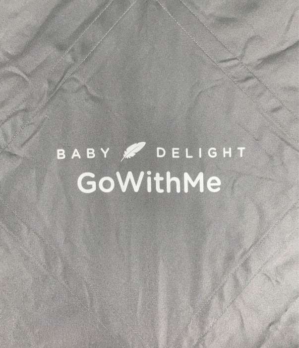 Shop Baby Delight Go With Me Bungalow Deluxe Portable Travel Cot, Teal/Grey at GoodBuy Gear