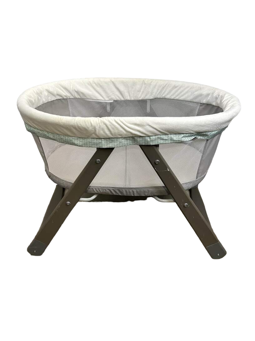 used Ingenuity Foldaway Rocking Wood Bassinet, Carrington