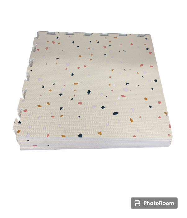 3 Sprouts Foam Play Mat, Terrazzo Cream