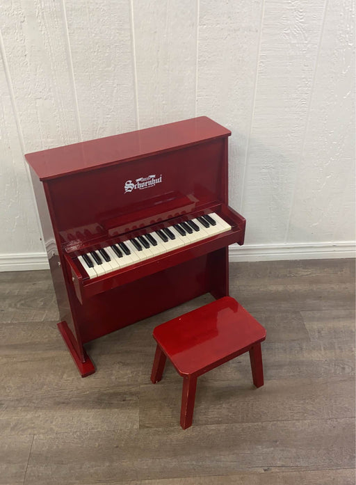 used Schoenhut 37-Key Durable Spinet Red Toy Piano