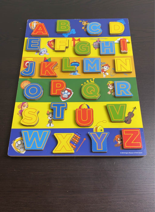 used Nickelodeon PAW Patrol Wood Block Puzzle