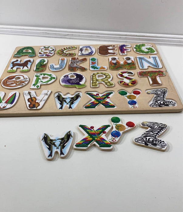 secondhand Wooden Alphabet Puzzle