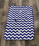 secondhand Carseat Canopy Infant Car Seat Canopy, dark blue and white design