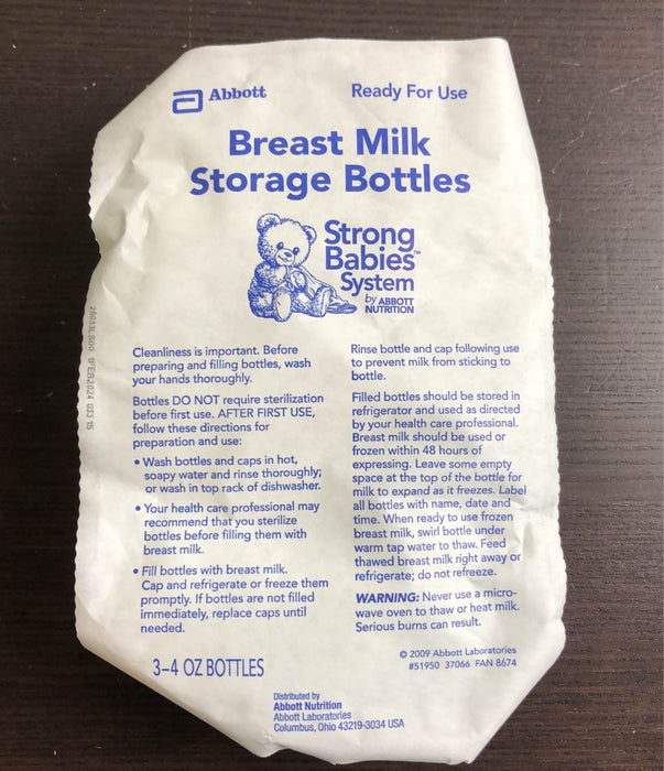 Shop Abbott CustomFeed Breastmilk Storage Bottles at GoodBuy Gear