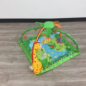 secondhand Fisher Price Rainforest Melodies and Lights Deluxe Gym