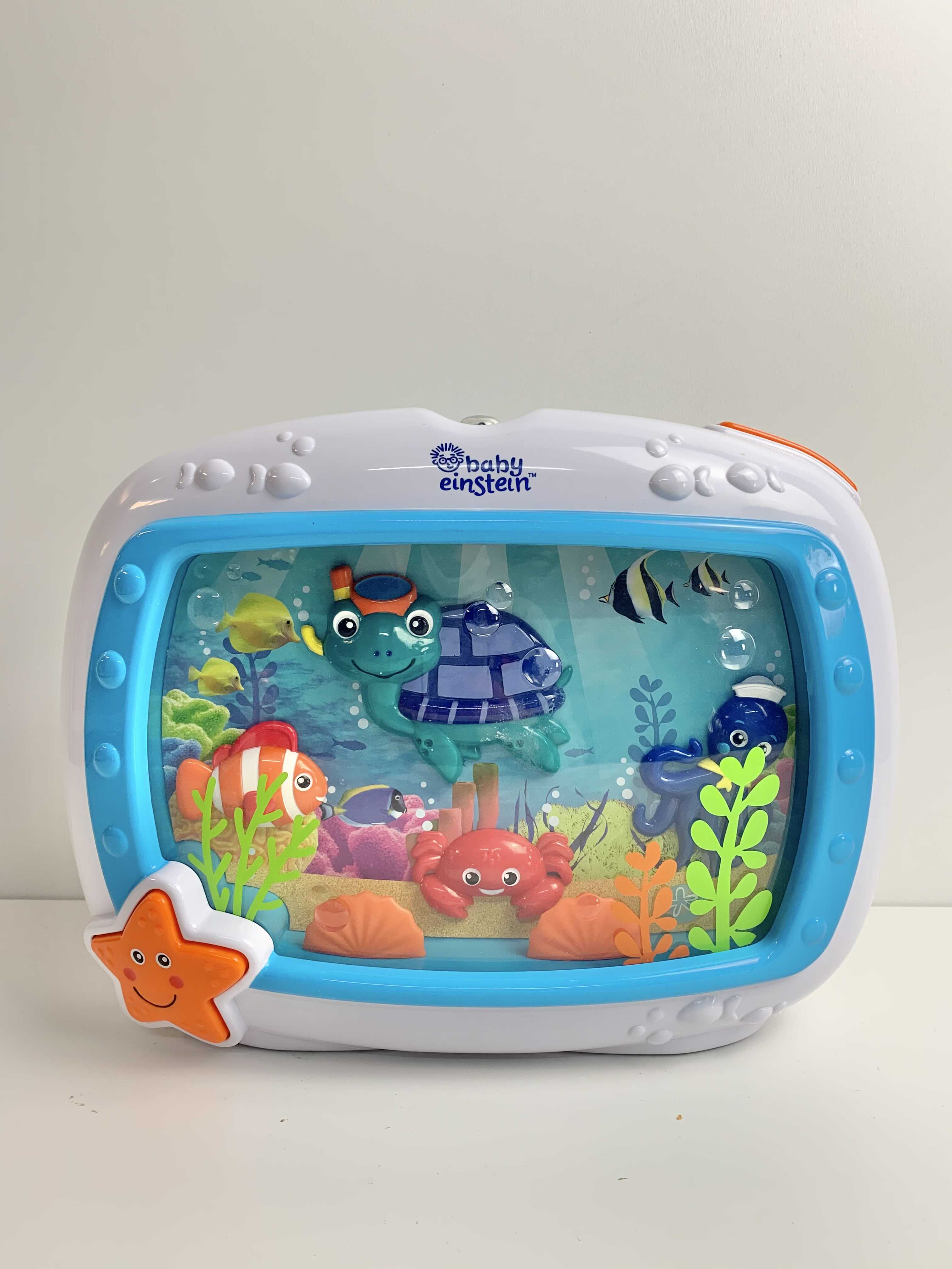 Baby Einstein Sea Dreams Soother Crib Toy Fish Aquarium w/Sounds Working