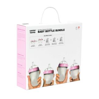 Shop Comotomo Baby Bottle Bundle Gift Set, Pink at GoodBuy Gear