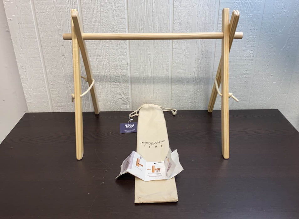 used Poppyseed Play Wooden Baby Gym