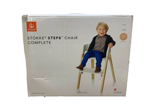 used Stokke Complete Steps High Chair, Natural 