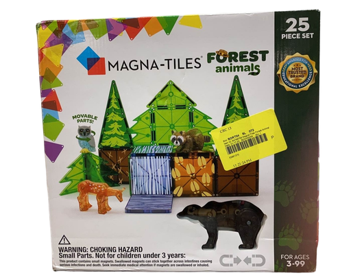 used Magna-Tiles Set, forest animals