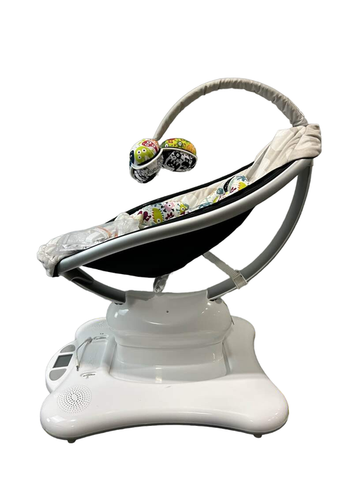 secondhand 4moms MamaRoo Swing, Silver Plush