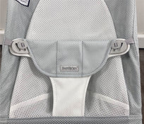 BabyBjorn Bouncer Bliss, Light Gray Frame, Silver/White Mesh-REQUESTED PICTURE 7/19 PHOTO LOCATION