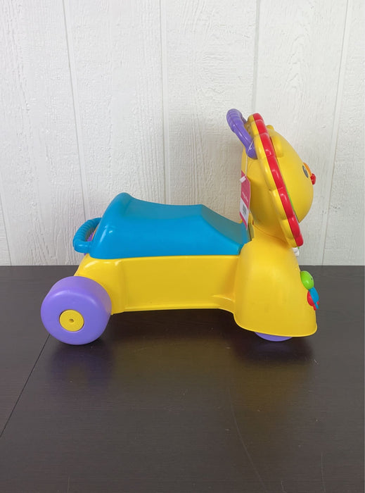secondhand Fisher Price 3-in-1 Sit, Stride, and Ride Lion Toy