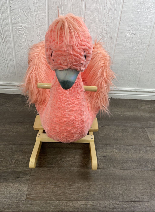 secondhand Soft Landing Joyrides Flamingo Rocking Toy