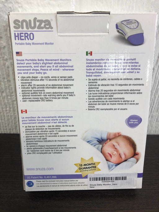 secondhand Snuza Hero Baby Movement Monitor