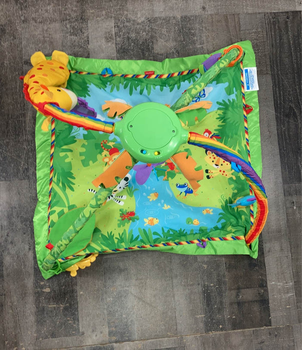 secondhand Fisher Price Rainforest Melodies and Lights Deluxe Gym