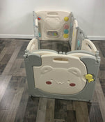 used Costway Foldable Baby Playpen 14 Panel Play Yard