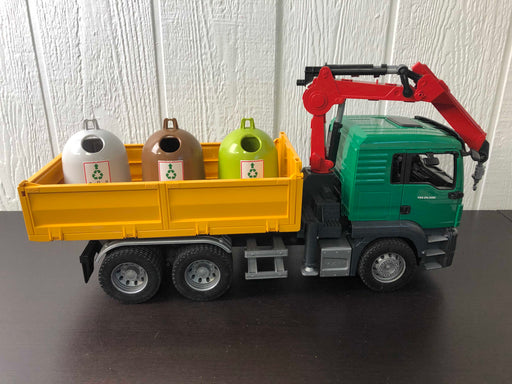 used Bruder MAN Recycling Truck
