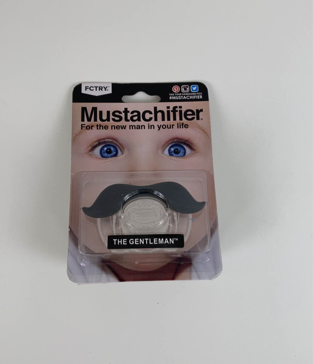 Mistache Pacifier FCTRY Mustache Pacifier — GoodBuy Gear