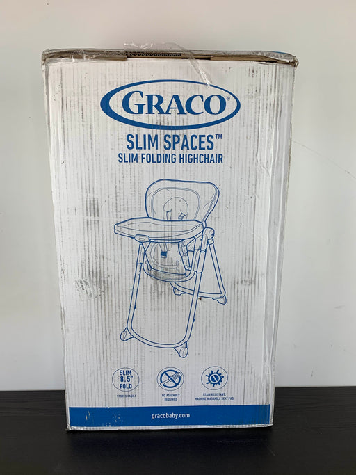 used Graco Slim Spaces High Chair, Amari