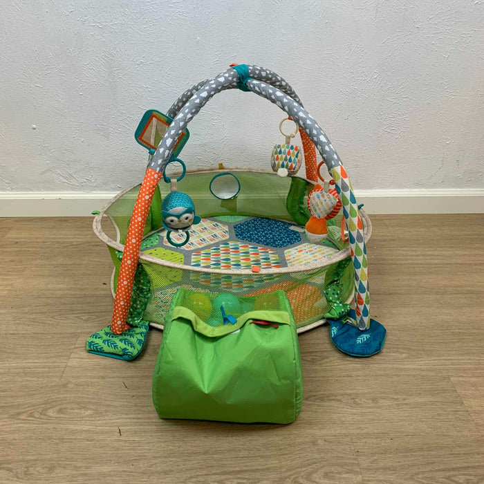 used Infantino 3-in-1 Grow with me Activity Gym and Ball Pit