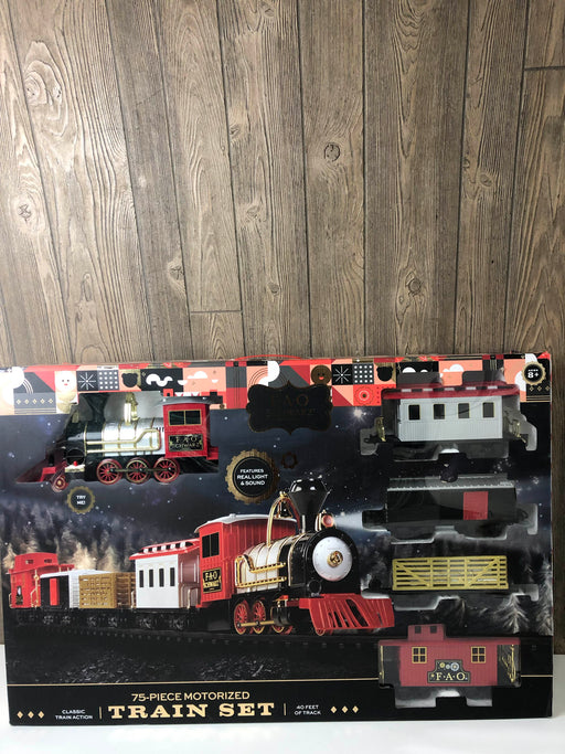 used FAO Schwartz 75-Piece Motorized Train Set