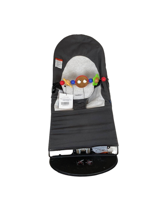 used BabyBjorn Bouncer Balance, Dark Grey/Grey, Black Frame