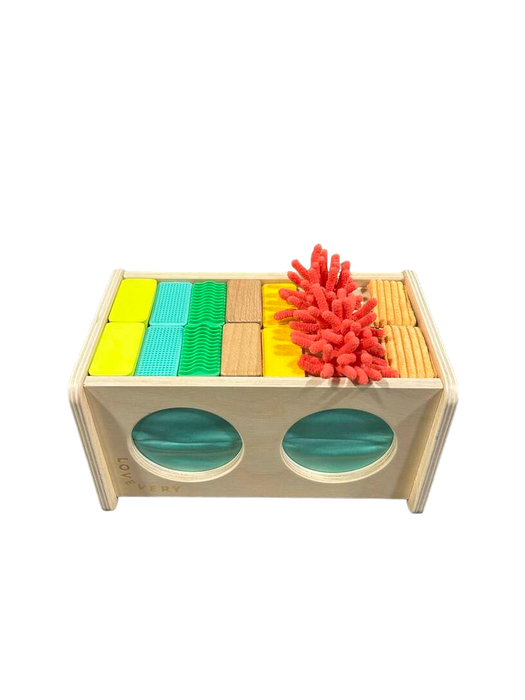 used Lovevery Montessori Sensory Box