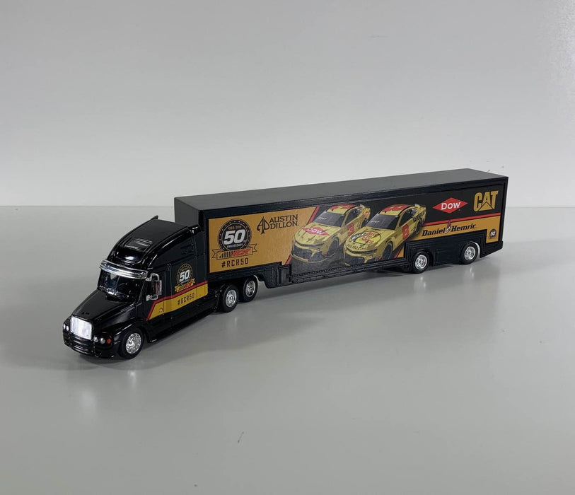 used CAT NASCAR 50TH ANNIVERSARY DANIEL HEMRIC TEAM HAULER, DIECAST