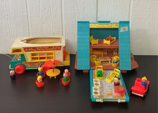 used Vintage Toy, Fisher Price Little People Sets