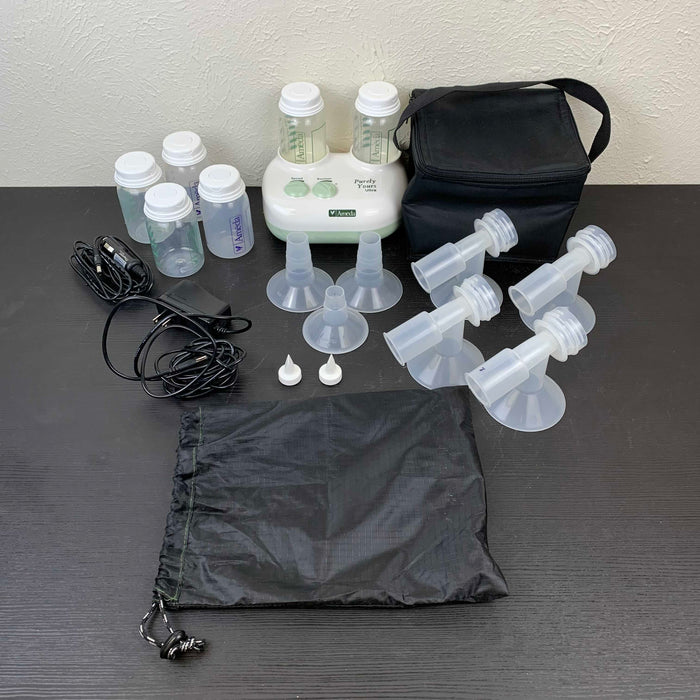 used Ameda Purely Yours Breast Pump, With accessories