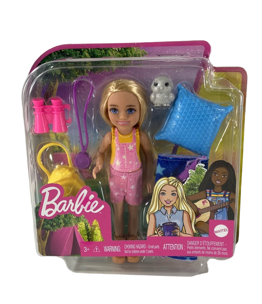 used Mattel Barbie It Takes Two Chelsea Doll Camping Playset