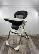 used Graco Souffle Folding Multi-Position Self-Standing Highchair-ADD TRAY AND INSERT