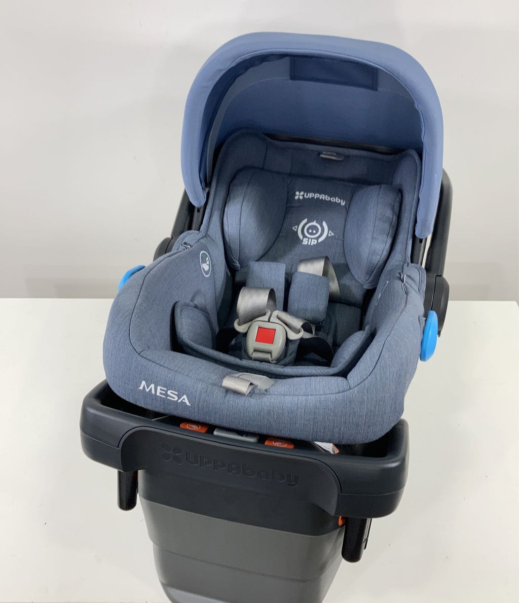 uppababy henry mesa UPPAbaby MESA Infant Car Seat, Henry(Blue Marl), 2020