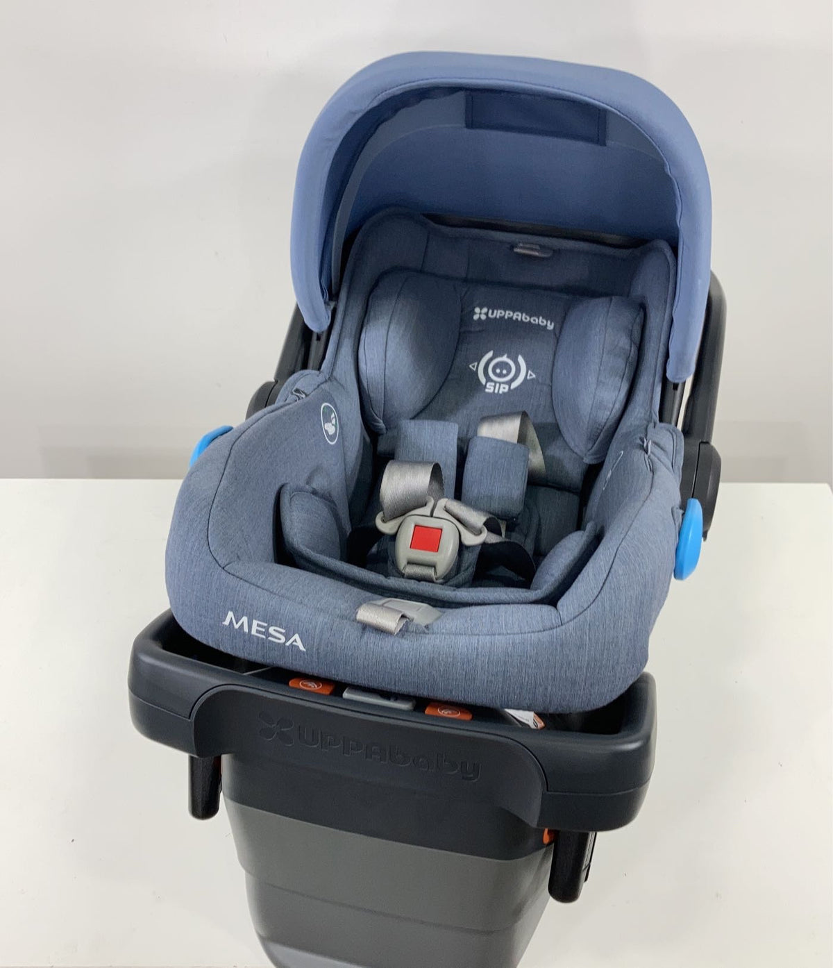 uppababy henry mesa car seat UPPAbaby MESA Infant Car Seat, Henry(Blue Marl), 2020