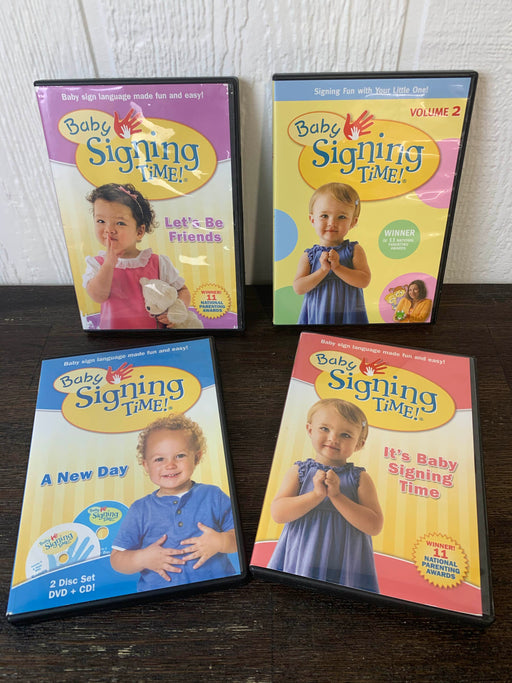 used BUNDLE Baby Signing Time DVD’s