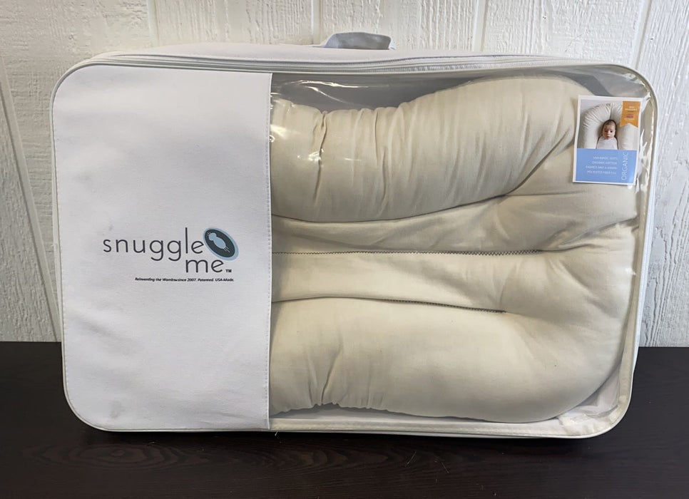 used Snuggle Me Organic Sensory Infant Lounger, Natural