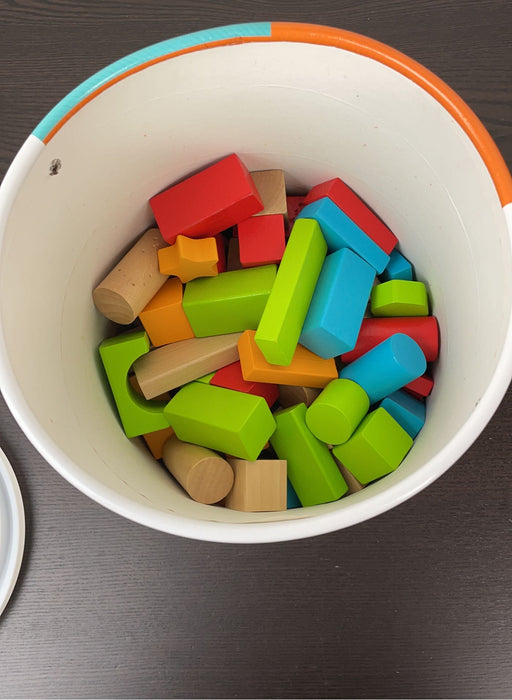 secondhand Fat Brain Toys Wooden Block Set