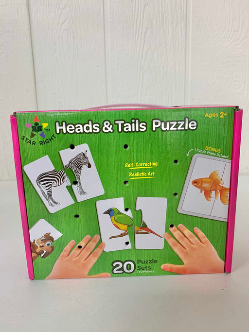 Shop Star Right Match Puzzle, Heads & Tails Animal at GoodBuy Gear