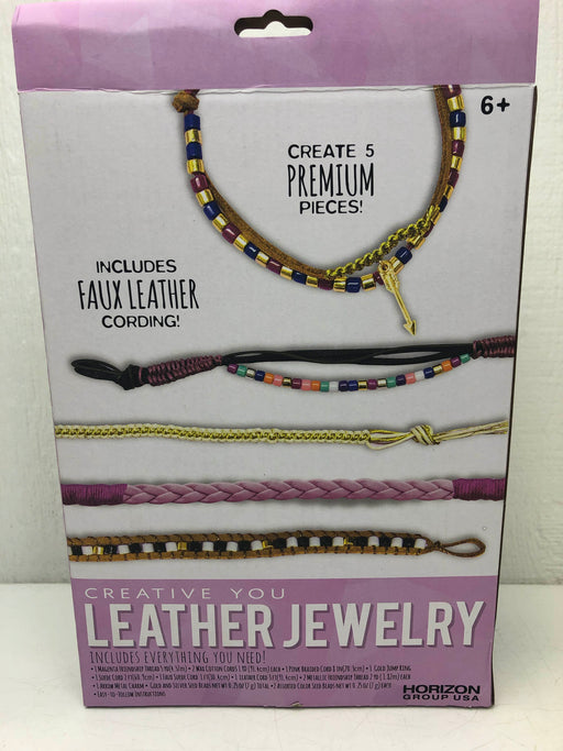 secondhand Horizon Groups Creative You Leather Jewelry Making Kit