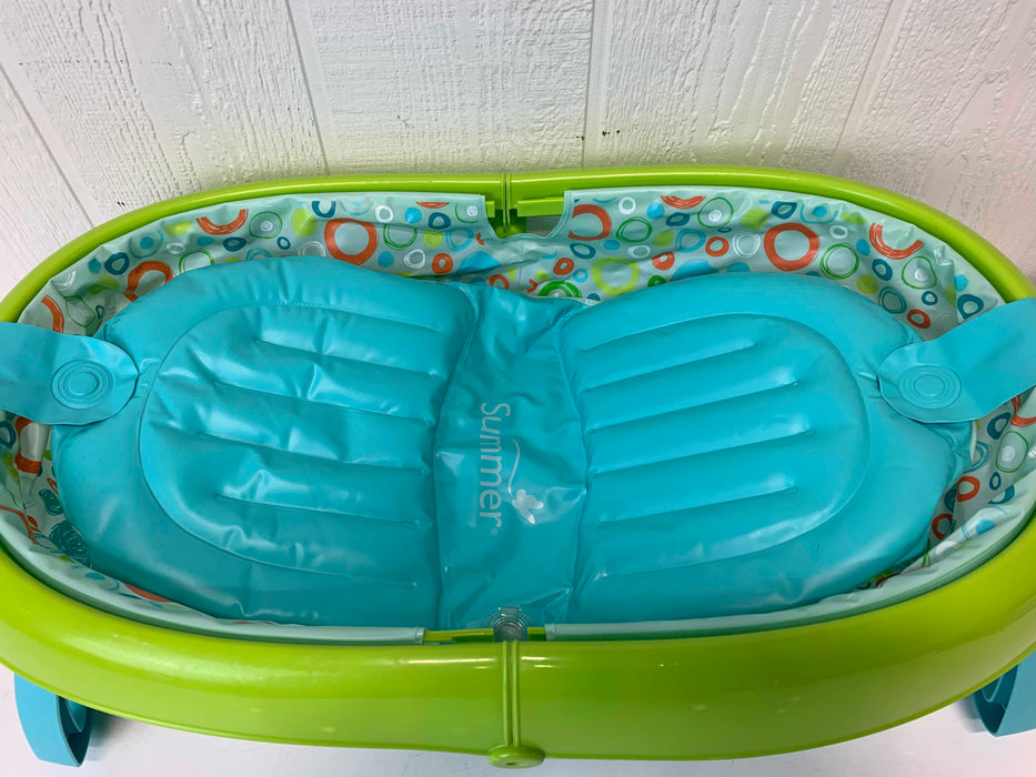 secondhand Summer Infant EasyStore Comfort Tub And Deluxe Baby Bather